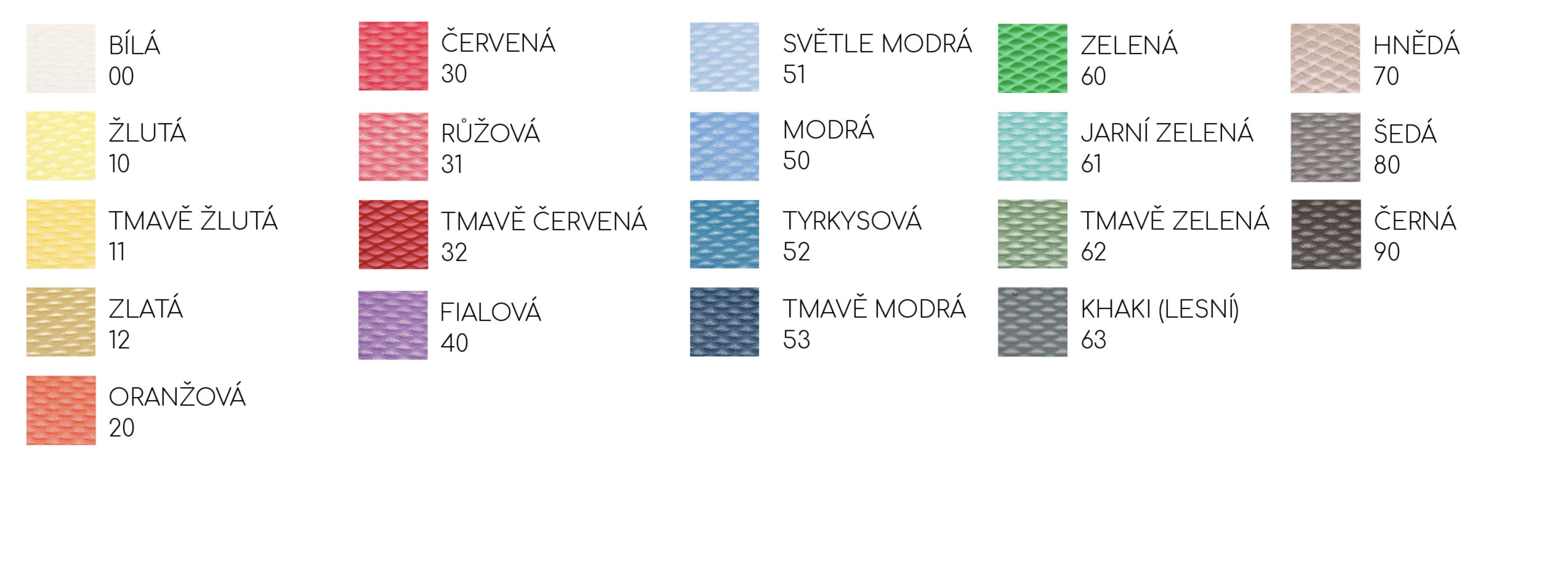 Barevné varianty