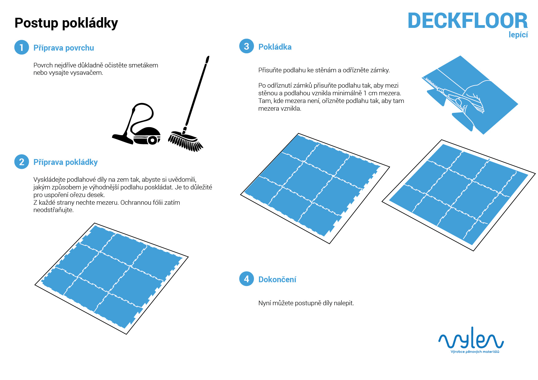 Podlaha deckfloor návod