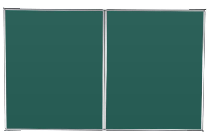 Třídílná školní tabule na křídy TRIPTYCH - ZZLGZZ