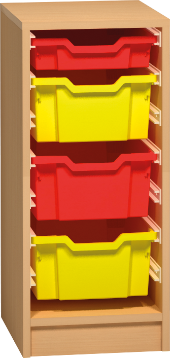 Skříňka na plastové boxy - 36 x 76 x 45cm