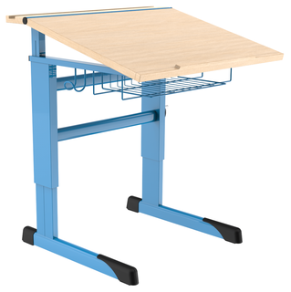 Školní lavice ERGONOM - jednomístná, stavitelná