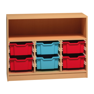 Skříňka na plastové boxy - 105 x 76 x 45cm
