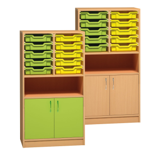 Skříňka na plastové boxy - 71 x 121 x 45cm