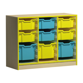 Skříňka na plastové boxy - 105 x 76 x 45cm