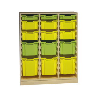 Skříňka na plastové boxy - 105 x 121 x 45cm